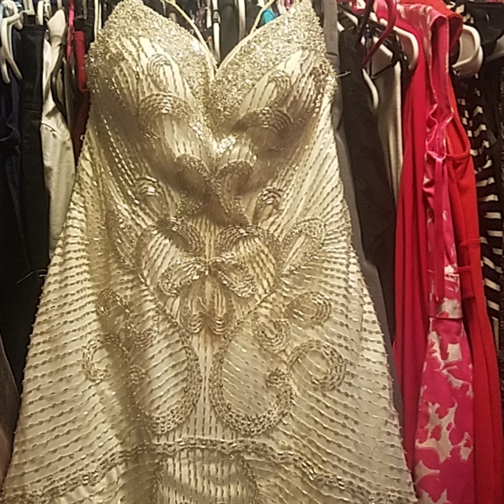 Maggie Soterro Haute couture wedding dress